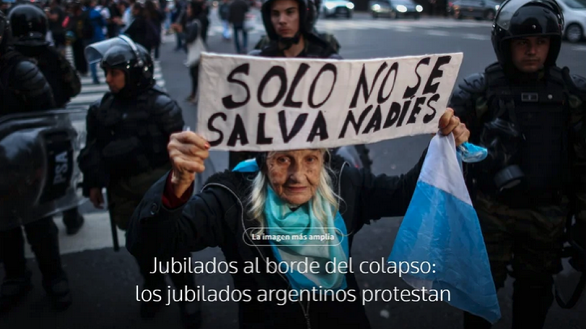 Los reclamos de los jubilados argentinos son destacados por un medio internacional